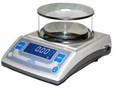 Лабораторные весы высокого II класса точности, встроенная юстировочная гиря, d= 1 мг