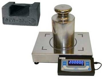 Лабораторные весы для поверки гирь 20 кг М1, СКО не более 100 мг